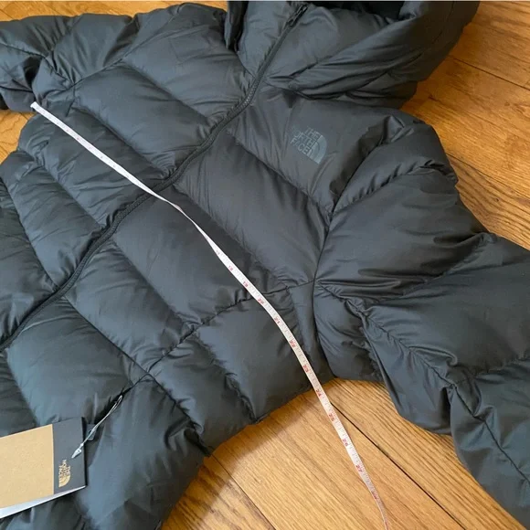 NEW The North Face Down Feather Metropolis Parka - Black - 1X Slim Fit - Picture 12 of 13